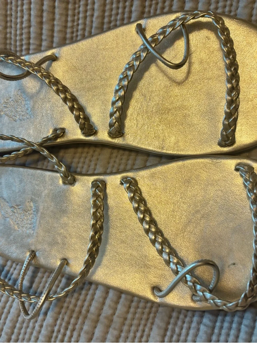 Leather
: Platinum color, Leather
8.5
Handmade in Greece - Picture 3 of 8